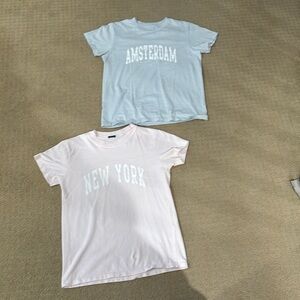 Pair of Brandy Melville T-shirts